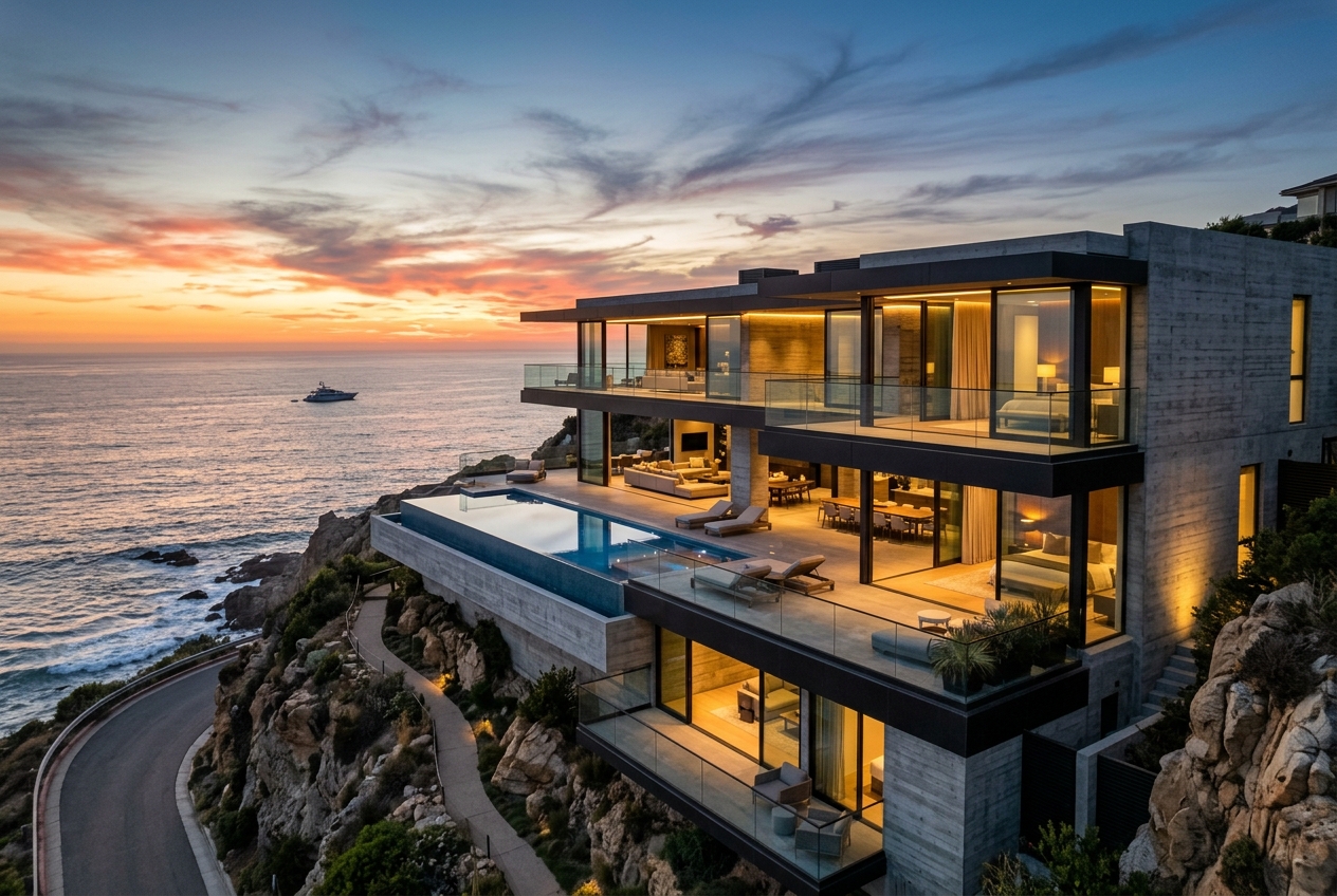 Aero Coastal Cliffside Sanctum